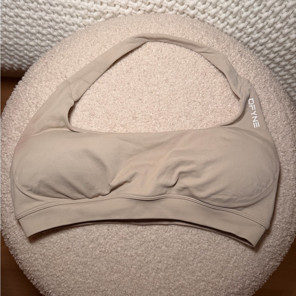 Defyne Beige Halter Bralette - Picture 3 of 8